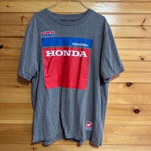 Honda Troy Lee Designs Graphic T-Shirt in Gray and Red XXL